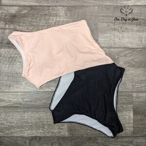 Yonique One Shoulder One Piece Swimsuit Size L
